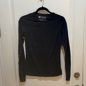 Figs Navy Long Sleeve Underscrub NAVY XS EUC